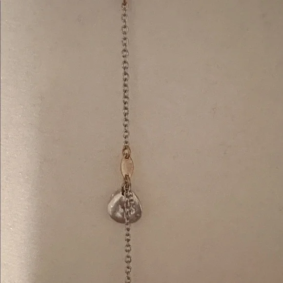 J. Jill Gold and Silver Floral Necklace - Picture 3 of 10